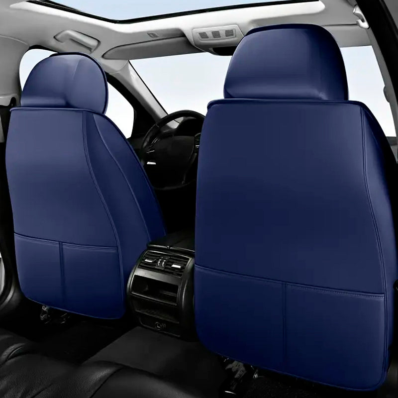 Kit Capa para Banco de Carro Completa em Couro Legítimo Universal Italian + BRINDE: Tapete Completo