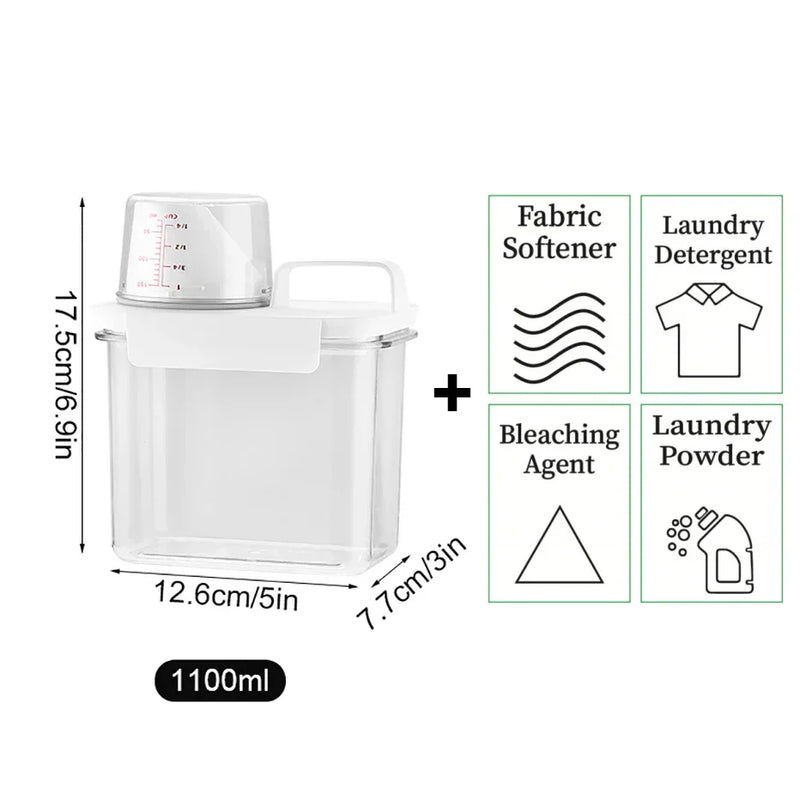 Dispensador de Sabão para Lavanderia Recarregável | WashEasy