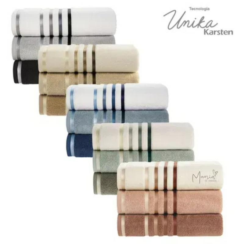 10 Toalhas Karsten Premium Banho Gigante Fio Penteado - 90cm x 160cm (PROMOÇÃO LIMITADA)